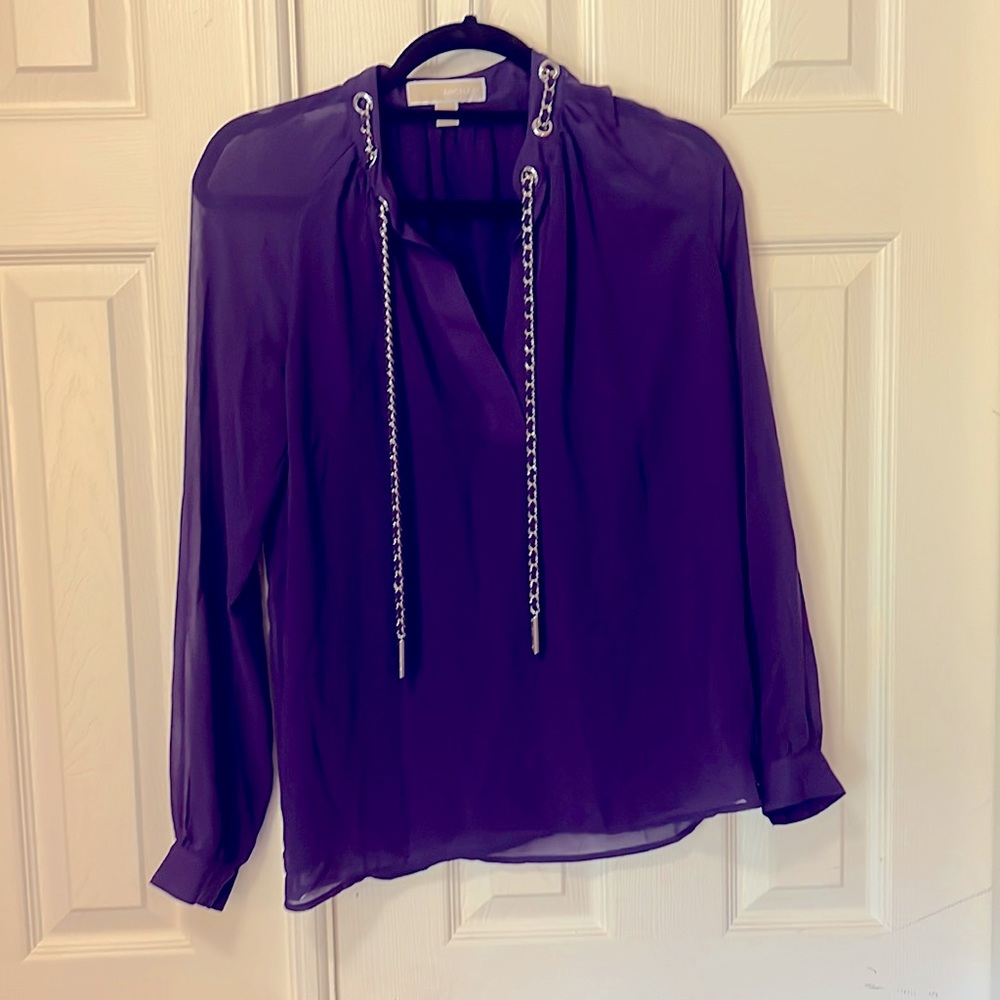 Purple MK blouse